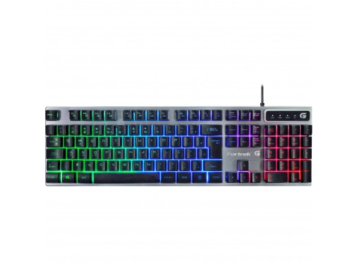 Teclado Gamer Multimídia VICKERS Preto FORTREK