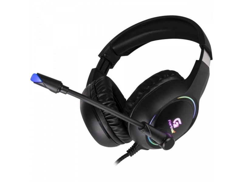 Headset Gamer Rgb Holt Preto Fortrek