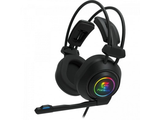 Headset Gamer RGB Vickers Preto FORTREK